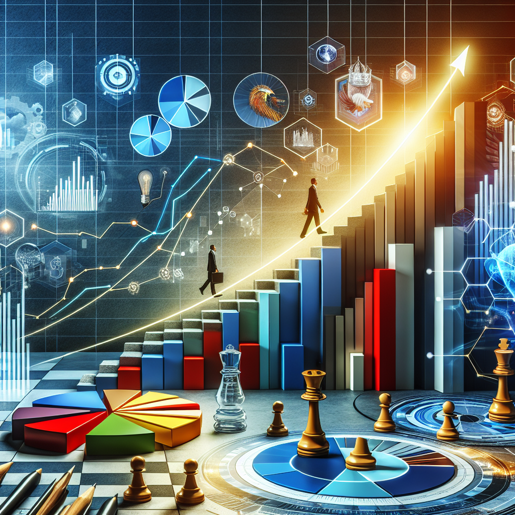 Professional graphic representing business growth and financial strategies